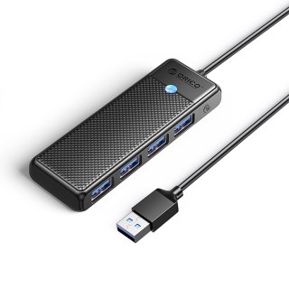 Hub PAPW4A-C3 rozdzielacz 4x USB-A - czarny