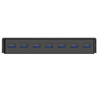 Hub rozdzielacz H7928-U3-V1 7x USB-A - czarny