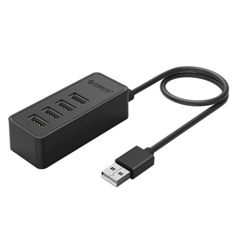 Hub rozdzielacz W5P-U2-030 4x USB-A 30cm - czarny Hub rozdzielacz W5P-U2-030 4x USB-A 30cm - czarny