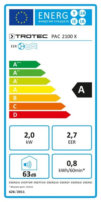 KLIMATYZATOR PRZENOŚNY PAC 2100 X TROTEC