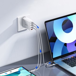 Kabel przewód CDX 100W 5A Power Delivery USB-C 1m - biały