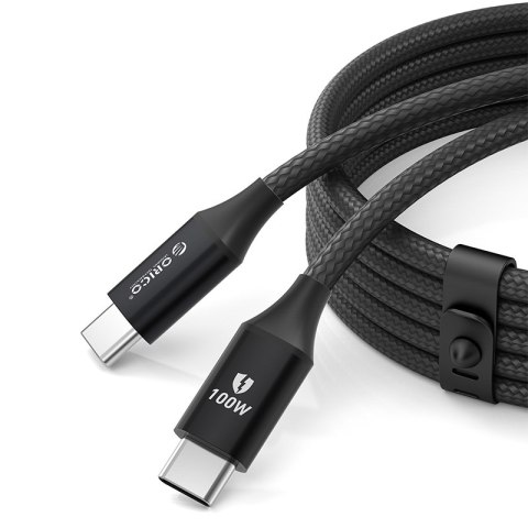 Kabel przewód CDX 100W 5A Power Delivery USB-C 1m - czarny Kabel przewód CDX 100W 5A Power Delivery USB-C 1m - czarny