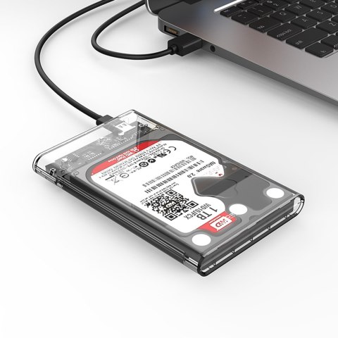 Kieszeń obudowa na dysk 2139C3 2.5'' HDD / SSD USB-C 5Gb/s - przezroczysta Kieszeń obudowa na dysk 2139C3 2.5'' HDD / SSD USB-C 5Gb/s - przezroczysta