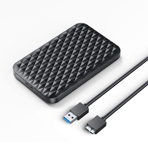 Kieszeń obudowa na dysk 2520U3-V1 2.5'' HDD / SSD USB Micro-B 5Gb/s - czarna Kieszeń obudowa na dysk 2520U3-V1 2.5'' HDD / SSD USB Micro-B 5Gb/s - czarna