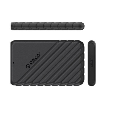 Kieszeń obudowa na dysk 25PW1-U3 2.5'' HDD / SSD USB Micro-B 5Gb/s - czarna Kieszeń obudowa na dysk 25PW1-U3 2.5'' HDD / SSD USB Micro-B 5Gb/s - czarna