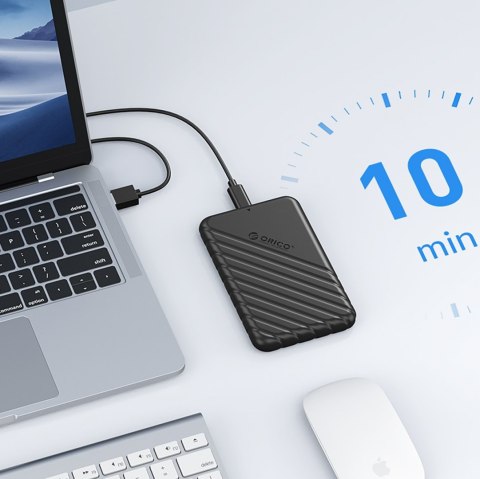 Kieszeń obudowa na dysk 25PW1C-C3 2.5'' HDD / SSD USB-C 6Gb/s - czarna Kieszeń obudowa na dysk 25PW1C-C3 2.5'' HDD / SSD USB-C 6Gb/s - czarna