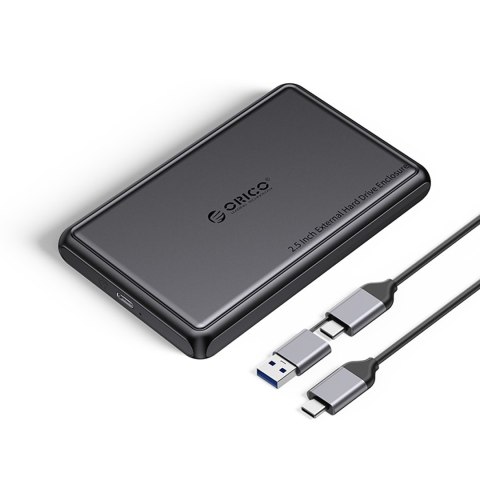 Kieszeń obudowa na dysk DDL25-C3 2.5'' HDD / SSD USB-C 5Gb/s - czarna Kieszeń obudowa na dysk DDL25-C3 2.5'' HDD / SSD USB-C 5Gb/s - czarna