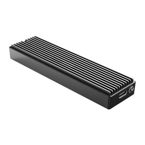 Kieszeń obudowa na dysk M2PV-C3 M.2 NVME USB-C 10Gb/s - czarna Kieszeń obudowa na dysk M2PV-C3 M.2 NVME USB-C 10Gb/s - czarna