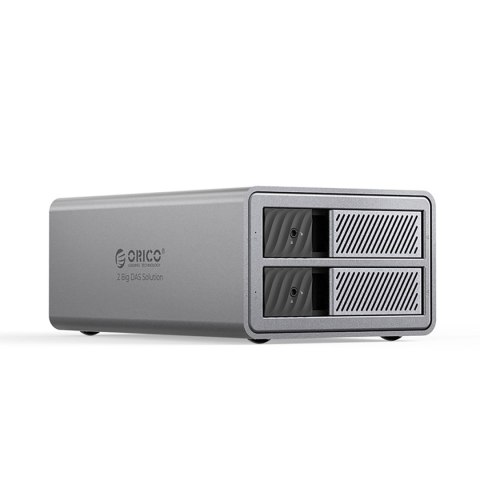 Macierz dyskowa 9828RU3 z kontrolerem RAID na 2 dyski 2.5'' / 3.5'' SATA HDD / SSD - szara Macierz dyskowa 9828RU3 z kontrolerem RAID na 2 dyski 2.5'' / 3.5'' SATA HDD / SSD - szara