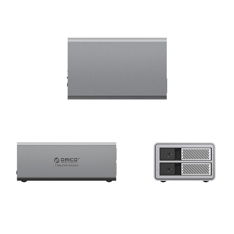Macierz dyskowa 9828RU3 z kontrolerem RAID na 2 dyski 2.5'' / 3.5'' SATA HDD / SSD - szara Macierz dyskowa 9828RU3 z kontrolerem RAID na 2 dyski 2.5'' / 3.5'' SATA HDD / SSD - szara