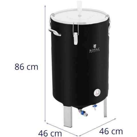 Pojemnik kocioł fermentacyjny fermentator do piwa wina z izolacją 0-40C 70 l Pojemnik kocioł fermentacyjny fermentator do piwa wina z izolacją 0-40C 70 l