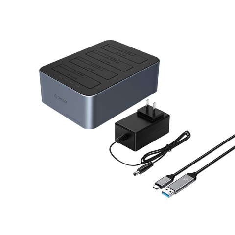 Stacja dokująca 6646C3-C z klonowaniem offline na 4 dyski 2.5'' / 3.5'' SATA HDD / SSD - szara Stacja dokująca 6646C3-C z klonowaniem offline na 4 dyski 2.5'' / 3.5'' SATA HDD / SSD - szara