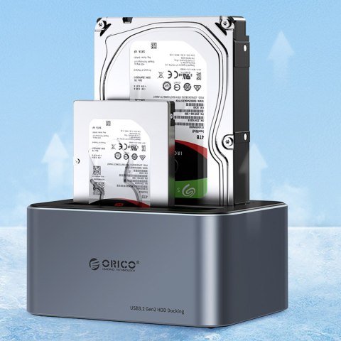 Stacja dokująca 6656C3-C z klonowaniem offline na 5 dysków 2.5'' / 3.5'' SATA HDD / SSD - szara Stacja dokująca 6656C3-C z klonowaniem offline na 5 dysków 2.5'' / 3.5'' SATA HDD / SSD - szara
