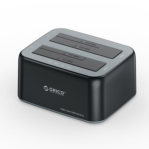 Stacja dokująca 6829C3 na 2 dyski 2.5'' / 3.5'' SATA HDD / SSD - czarna Stacja dokująca 6829C3 na 2 dyski 2.5'' / 3.5'' SATA HDD / SSD - czarna
