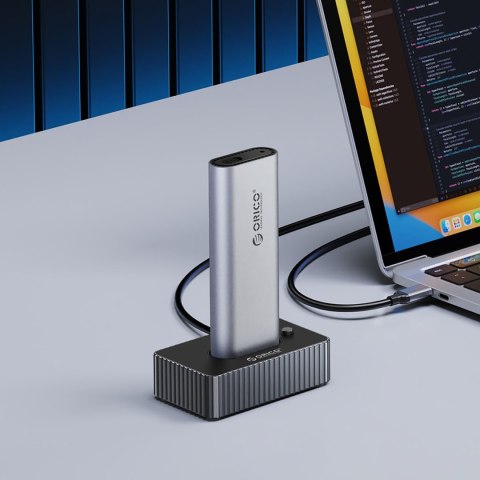 Stacja dokująca IT18C3 na dysk M.2 NVMe / SATA - szara Stacja dokująca IT18C3 na dysk M.2 NVMe / SATA - szara