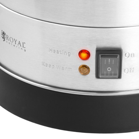Warnik podgrzewacz do wody grzańca podwójne ścianki stalowy 14.5L 2500 W Warnik podgrzewacz do wody grzańca podwójne ścianki stalowy 14.5L 2500 W