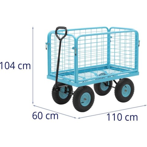 Wózek ogrodowy transportowy gospodarczy składany do 400 kg Wózek ogrodowy transportowy gospodarczy składany do 400 kg