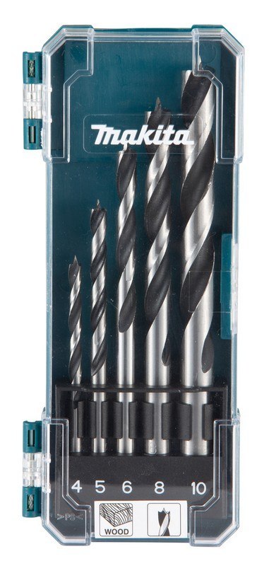 ZESTAW WIERTEŁ DO DREWNA 5SZT 4/5/6/8/10MM MAKITA ZESTAW WIERTEŁ DO DREWNA 5SZT 4/5/6/8/10MM MAKITA