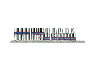 KOMPLET NASADEK 1/4 6-KĄTNE 9 SZTUK 4-13MM BLISTER KING TONY
