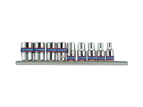 KOMPLET NASADEK 1/4 6-KĄTNE 9 SZTUK 4-13MM BLISTER KING TONY KOMPLET NASADEK 1/4 6-KĄTNE 9 SZTUK 4-13MM BLISTER KING TONY