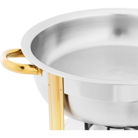 Podgrzewacz do potraw stołowy okrągły na pastę z pokrywą 4.5 l Podgrzewacz do potraw stołowy okrągły na pastę z pokrywą 4.5 l