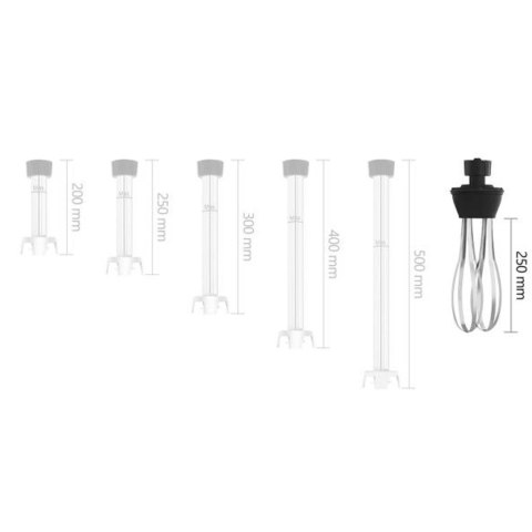 Ramię ubijające z rózgą trzepaczka do napędu miksera blendera ręcznego Royal Catering RCMA-250W 250mm Ramię ubijające z rózgą trzepaczka do napędu miksera blendera ręcznego Royal Catering RCMA-250W 250mm