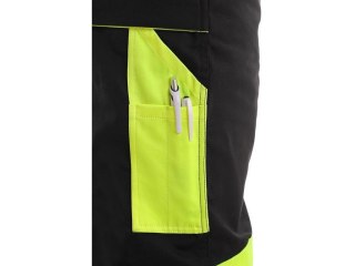 SPODNIE CXS DO PASA SIRIUS BRIGHTON CZARNO-ŻÓŁTE ROZM.56 CXS