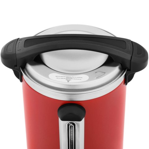 Warnik podgrzewacz do wody z podwójnymi ściankami i ociekaczem 6.1 L 1500 W czerwony Warnik podgrzewacz do wody z podwójnymi ściankami i ociekaczem 6.1 L 1500 W czerwony