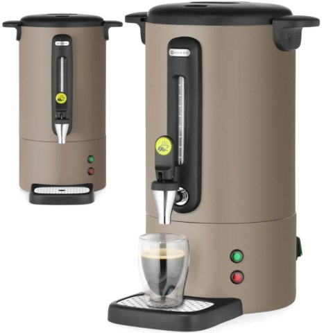 Zaparzacz do kawy z kranem ociekaczem 7 l 1050 W - taupe Zaparzacz do kawy z kranem ociekaczem 7 l 1050 W - taupe
