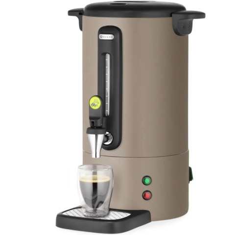 Zaparzacz do kawy z kranem ociekaczem 7 l 1050 W - taupe Zaparzacz do kawy z kranem ociekaczem 7 l 1050 W - taupe