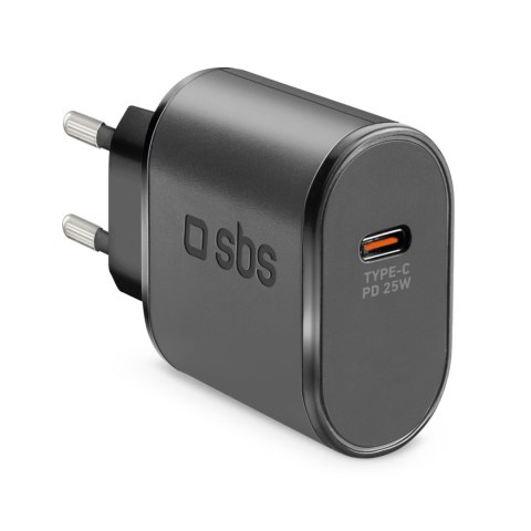 Ładowarka sieciowa Power Delivery USB-C 25W - czarna Ładowarka sieciowa Power Delivery USB-C 25W - czarna