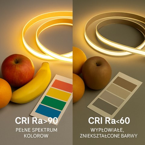Taśma LED COB 48V 10W IP68 528LED/m FREECUT CRI 90 LHV-2835-XX 4000K Taśma LED COB 48V 10W IP68 528LED/m FREECUT CRI 90 LHV-2835-XX 4000K