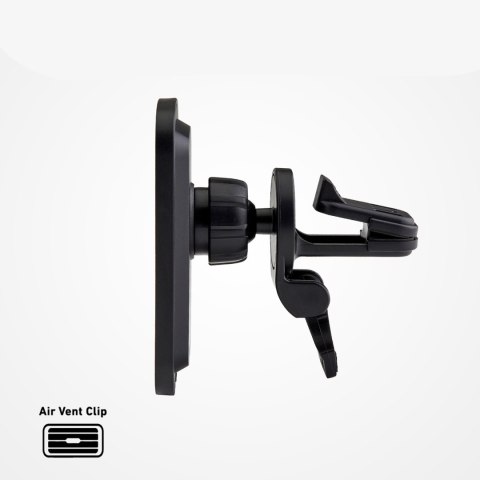 Uchwyt samochodowy do smartfona z ładowarką MagSafe - czarny Uchwyt samochodowy do smartfona z ładowarką MagSafe - czarny