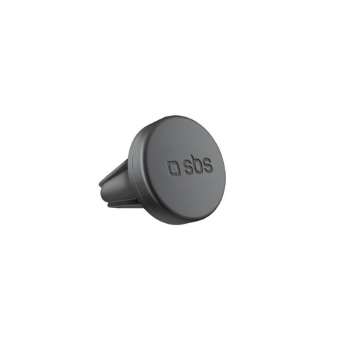 Uchwyt samochodowy magnetyczny do smartfona śr. 40 mm na kratkę nawiewu - czarny Uchwyt samochodowy magnetyczny do smartfona śr. 40 mm na kratkę nawiewu - czarny