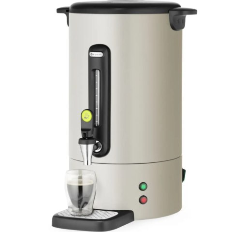 Zaparzacz do kawy z kranem ociekaczem 14 l 1750 W - jasnoszary Zaparzacz do kawy z kranem ociekaczem 14 l 1750 W - jasnoszary