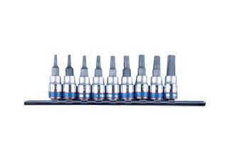 KPL. NASADEK 1/4'' TORX 9 SZTUK T8-T40 KING TONY