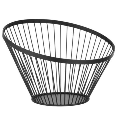 Koszyk miska druciana na owoce czarna z matową powłoką śr. 300 mm - Hendi 427071 Koszyk miska druciana na owoce czarna z matową powłoką śr. 300 mm - Hendi 427071