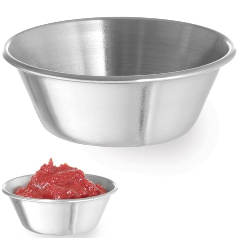 Miseczka ramekin naczynie do sosów dipów ze stali nierdzewnej śr. 62 mm 12 szt. 45 ml - Hendi 400012 Miseczka ramekin naczynie do sosów dipów ze stali nierdzewnej śr. 62 mm 12 szt. 45 ml - Hendi 400012