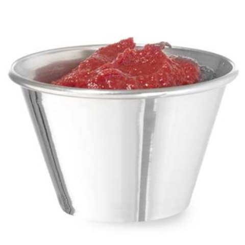 Miseczka ramekin naczynie do sosów dipów ze stali nierdzewnej śr. 73 mm 12 szt. 115 ml - Hendi 400036 Miseczka ramekin naczynie do sosów dipów ze stali nierdzewnej śr. 73 mm 12 szt. 115 ml - Hendi 400036