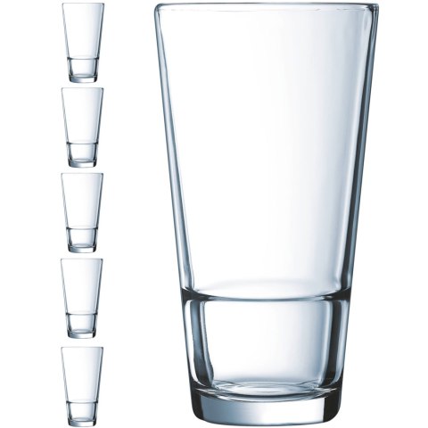 Szklanka wysoka Arcoroc STACK UP 470 ml zestaw 6 szt. - Hendi H5641 Szklanka wysoka Arcoroc STACK UP 470 ml zestaw 6 szt. - Hendi H5641
