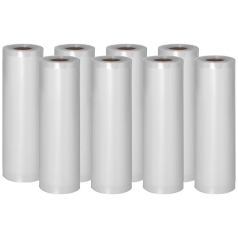 Worki próżniowe moletowane folia w rolce do pakowarki próżniowej 600 x 20 ZESTAW - 8 rolek Worki próżniowe moletowane folia w rolce do pakowarki próżniowej 600 x 20 ZESTAW - 8 rolek