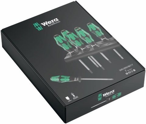 ZESTAW WKRĘTAKÓW KRAFTFORM LASERTIP + WIESZAK, 7 CZĘŚĆ WERA ZESTAW WKRĘTAKÓW KRAFTFORM LASERTIP + WIESZAK, 7 CZĘŚĆ WERA