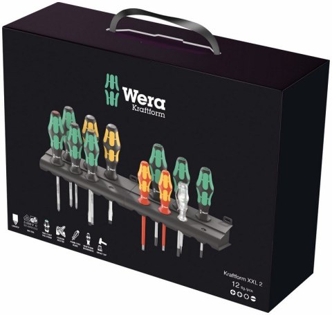 ZESTAW WKRETAKÓW UNIWERSALNYCH KRAFTFORM XXL 2, 12CZ. WERA ZESTAW WKRETAKÓW UNIWERSALNYCH KRAFTFORM XXL 2, 12CZ. WERA