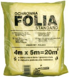FOLIA 4 x 5m BUDOWLANA