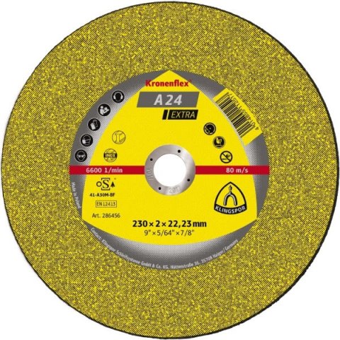 KLINGSPOR TARCZA DO CIĘCIA METALU 125mm x 2,5mm x 22,2mm A24 Extra KLINGSPOR TARCZA DO CIĘCIA METALU 125mm x 2,5mm x 22,2mm A24 Extra