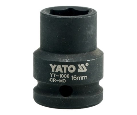 YATO NASADKA UDAROWA 6-KĄTNA 1/2" KRÓTKA 16mm YATO NASADKA UDAROWA 6-KĄTNA 1/2" KRÓTKA 16mm