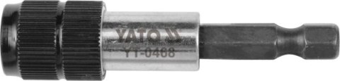 YATO UCHWYT KOŃCÓWEK / BITÓW, SZYBKOMOCUJĄCY 60mm 0468 YATO UCHWYT KOŃCÓWEK / BITÓW, SZYBKOMOCUJĄCY 60mm 0468