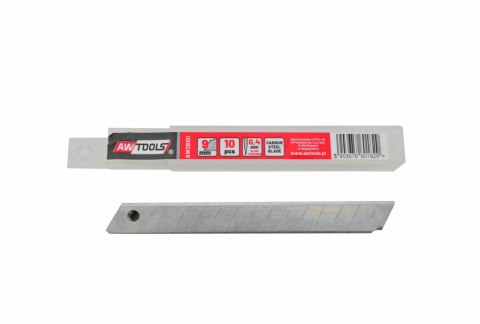 AWTOOLS OSTRZA WYMIENNE ŁAMANE 9mm/ 10szt. AWTOOLS OSTRZA WYMIENNE ŁAMANE 9mm/ 10szt.