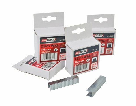 AWTOOLS ZSZYWKI G 10mm 1000szt. AWTOOLS ZSZYWKI G 10mm 1000szt.