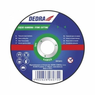 DEDRA.TARCZA DO CIĘCIA KOAMIENIA WYPUKŁA 125x3x22,2